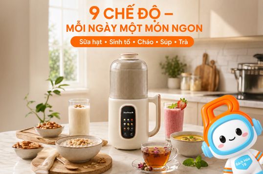 Review m&aacute;y l&agrave;m sữa hạt BlueStone SMB-7327: Gọn nhẹ nhưng c&oacute; đủ chức năng cần thiết
