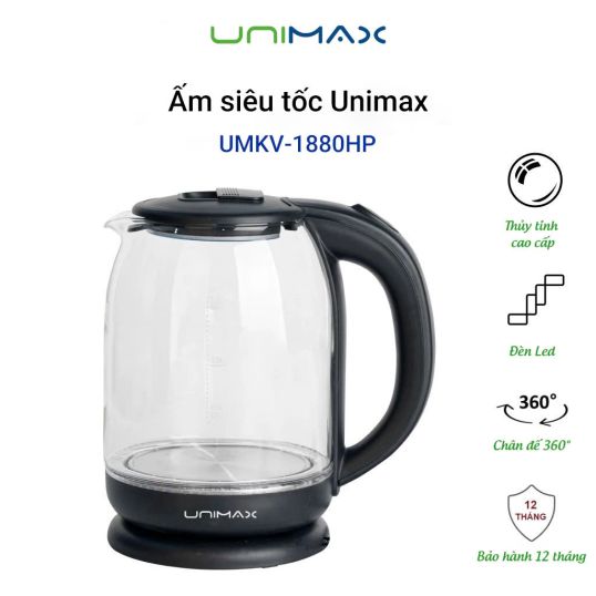 Ấm đun si&ecirc;u tốc 1.8L Unimax UMKV-1880HP