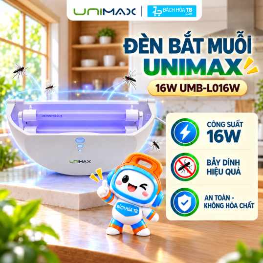 Đ&egrave;n bắt muỗi c&ocirc;n tr&ugrave;ng 16W Unimax UMB-L016W