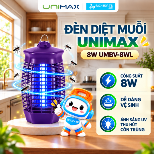 Đ&egrave;n bắt muỗi Unimax UMBV-8WL/3WL